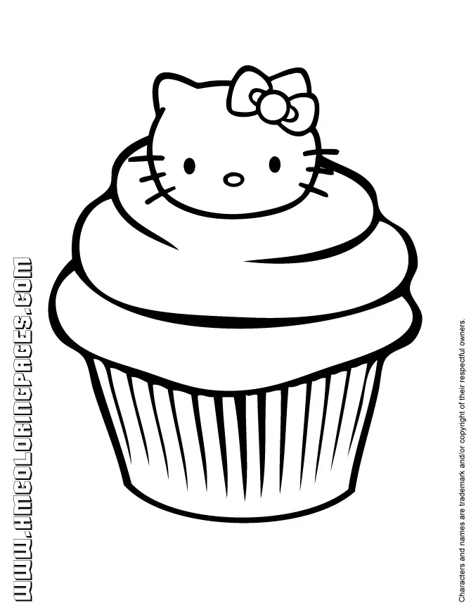 Desenhos de Hello Kitty Para Colorir 29