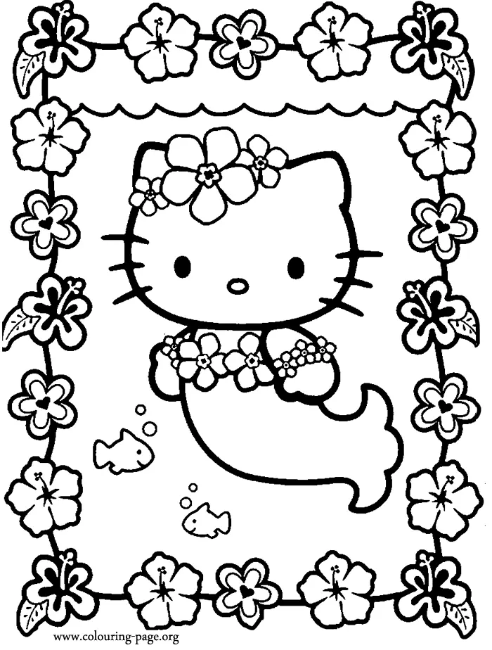 Desenhos de Hello Kitty Para Colorir 32