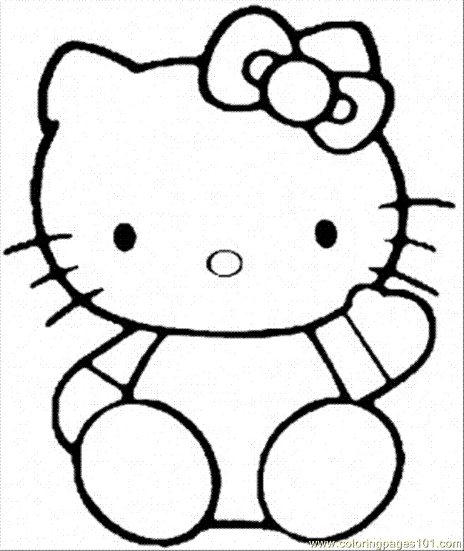 Desenhos de Hello Kitty Para Colorir 33