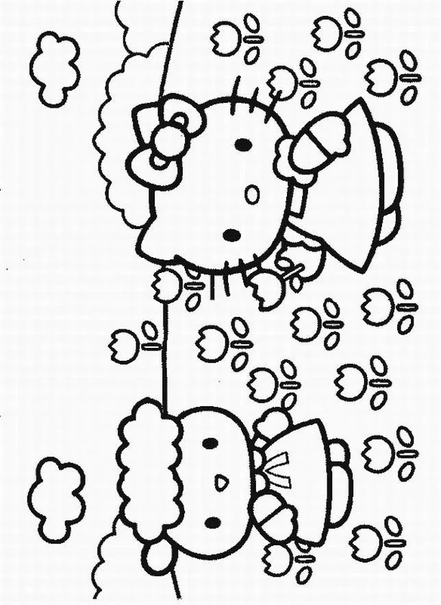 Desenhos de Hello Kitty Para Colorir 37