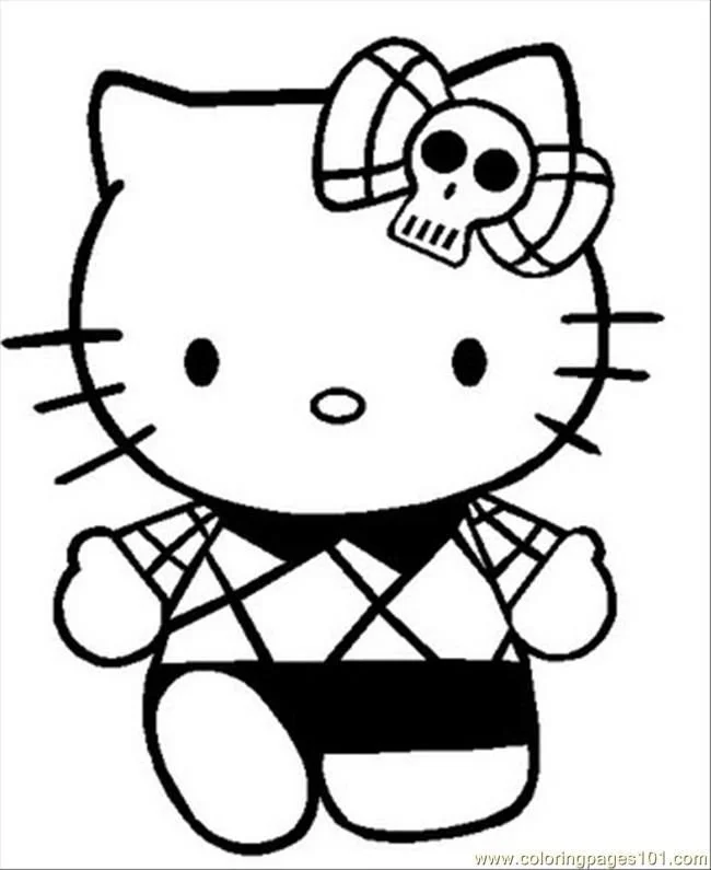 Desenhos de Hello Kitty Para Colorir 42