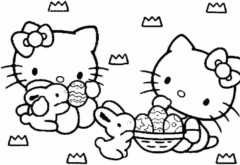 Desenhos de Hello Kitty Para Colorir 44