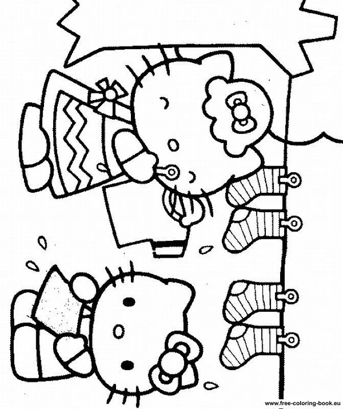 Desenhos de Hello Kitty Para Colorir 46