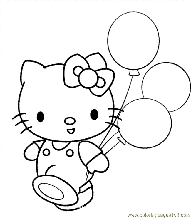 Desenhos de Hello Kitty Para Colorir 48