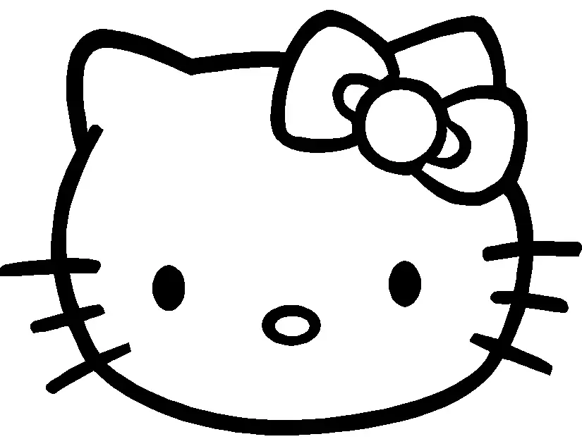 Desenhos de Hello Kitty Para Colorir 8