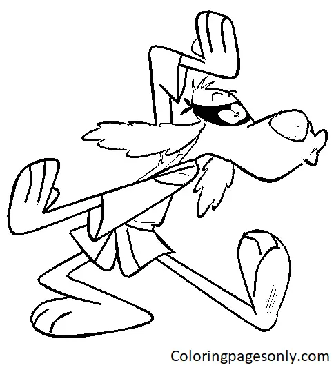 Desenhos de Hong Kong Phooey Para Colorir 12