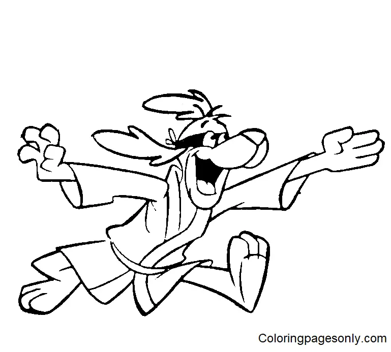 Desenhos de Hong Kong Phooey Para Colorir 16