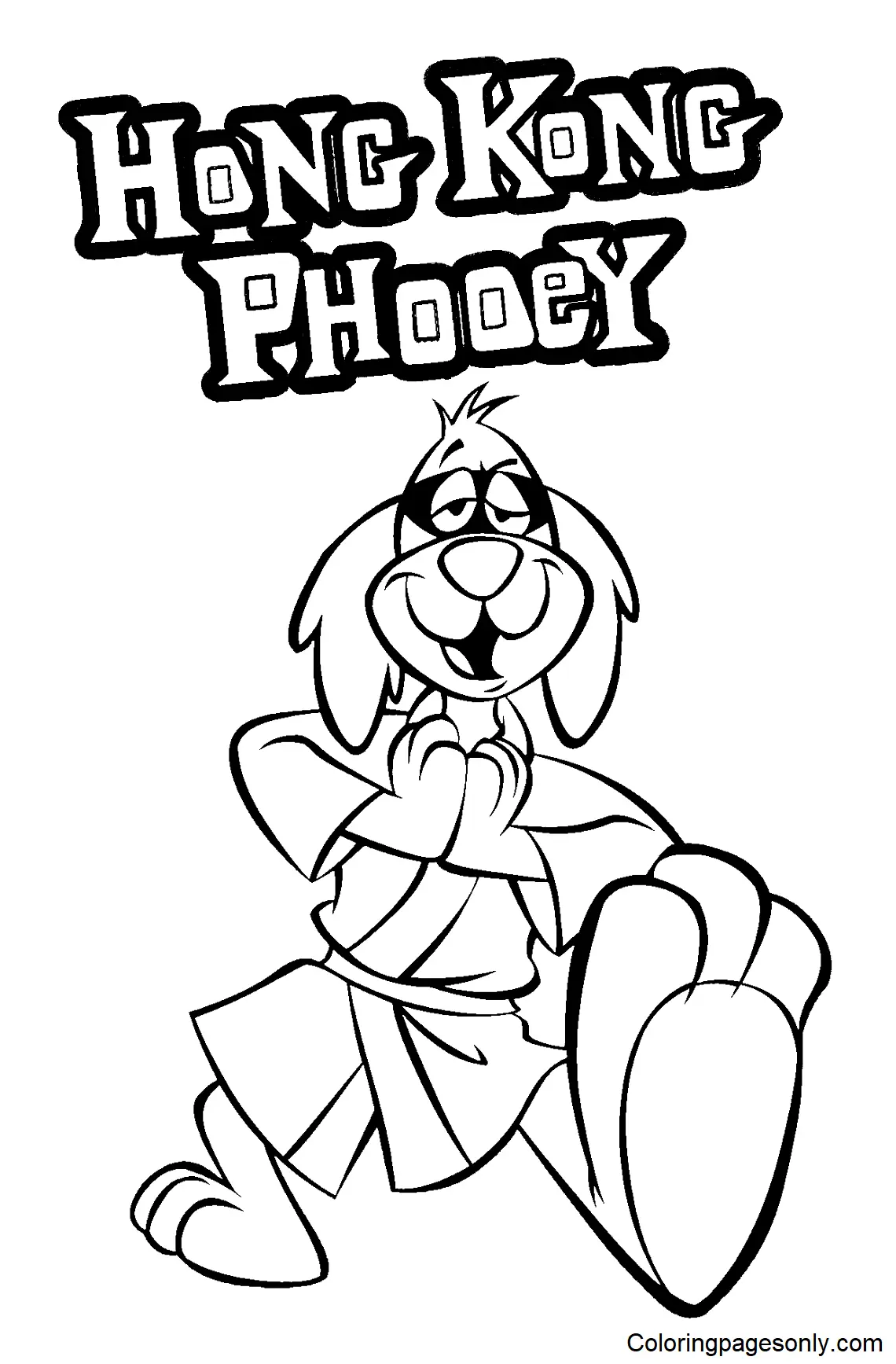 Desenhos de Hong Kong Phooey Para Colorir 17