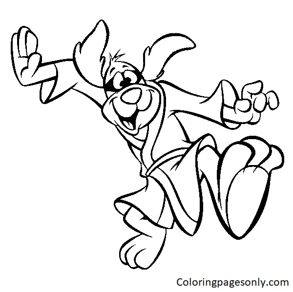 Desenhos de Hong Kong Phooey Para Colorir 21