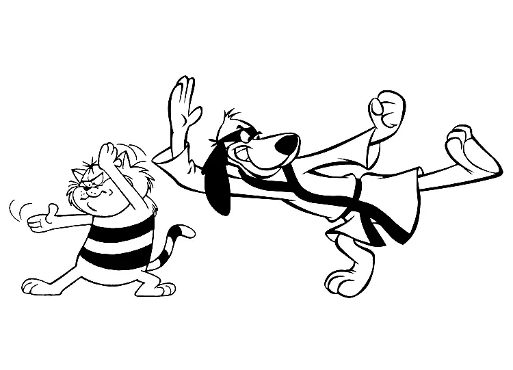 Desenhos de Hong Kong Phooey Para Colorir 22