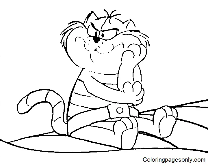 Desenhos de Hong Kong Phooey Para Colorir 24