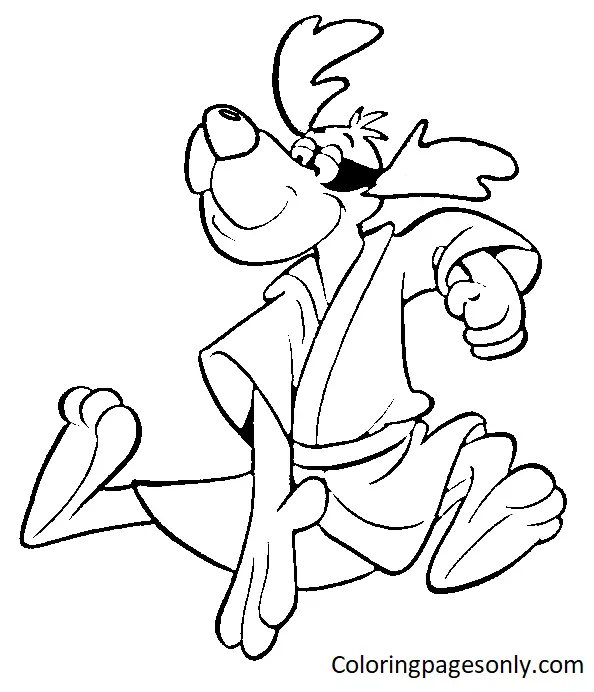 Desenhos de Hong Kong Phooey Para Colorir 26