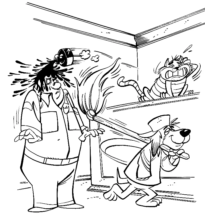 Desenhos de Hong Kong Phooey Para Colorir 29