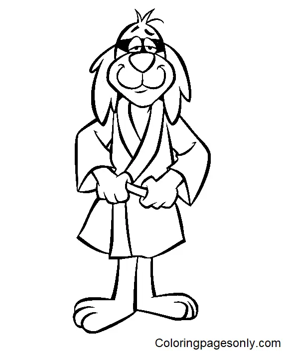 Desenhos de Hong Kong Phooey Para Colorir 36