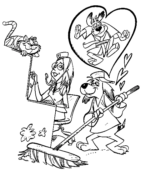 Desenhos de Hong Kong Phooey Para Colorir 37