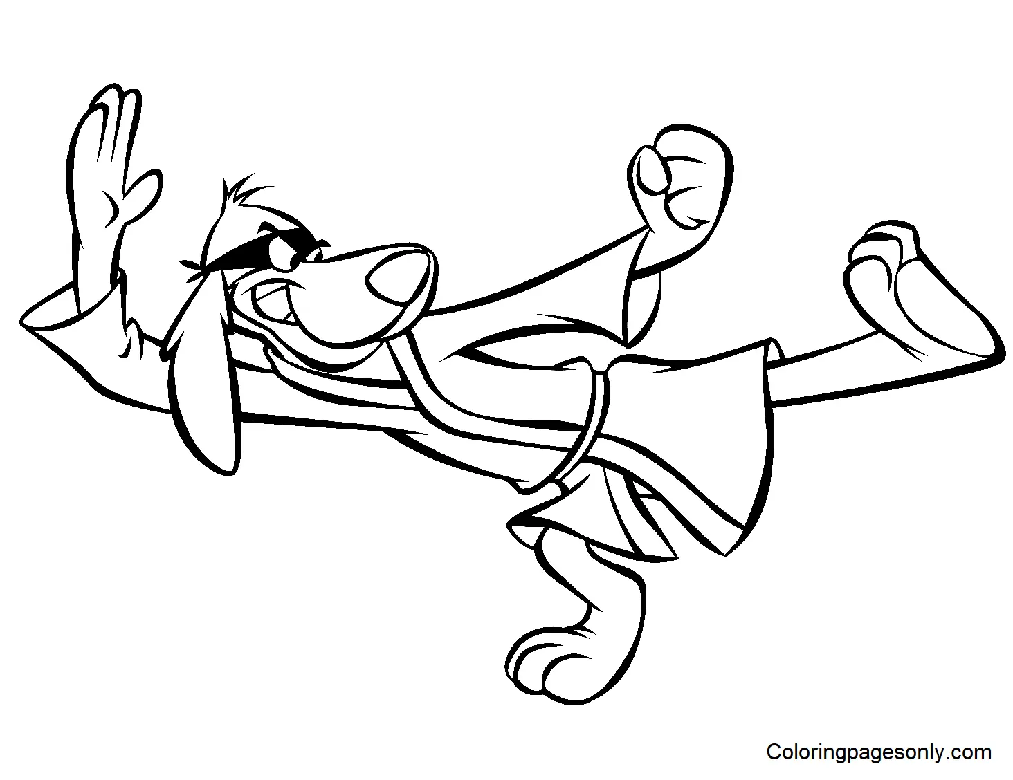 Desenhos de Hong Kong Phooey Para Colorir 38