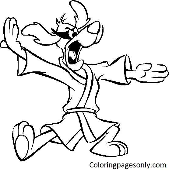 Desenhos de Hong Kong Phooey Para Colorir 41