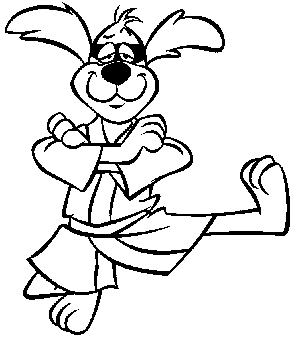 Desenhos de Hong Kong Phooey Para Colorir 7