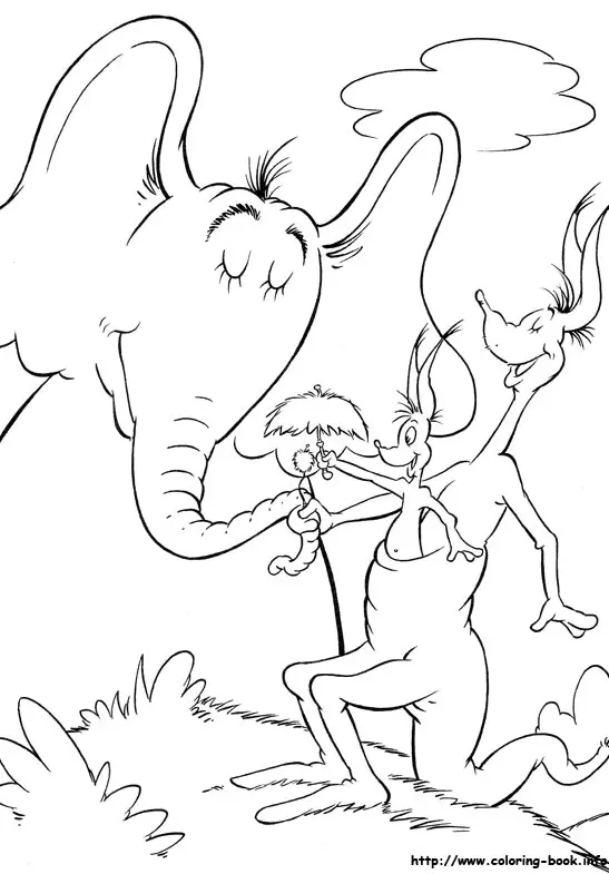 Desenhos de Horton e o Mundo dos Quem Para Colorir 16