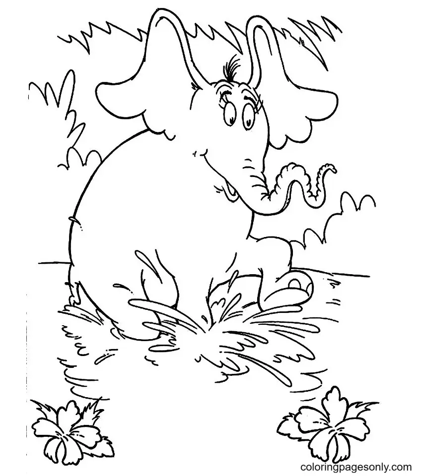 Desenhos de Horton e o Mundo dos Quem Para Colorir 3