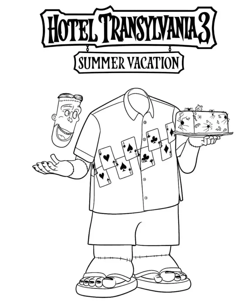 Desenhos de Hotel Transilvania Para Colorir 35