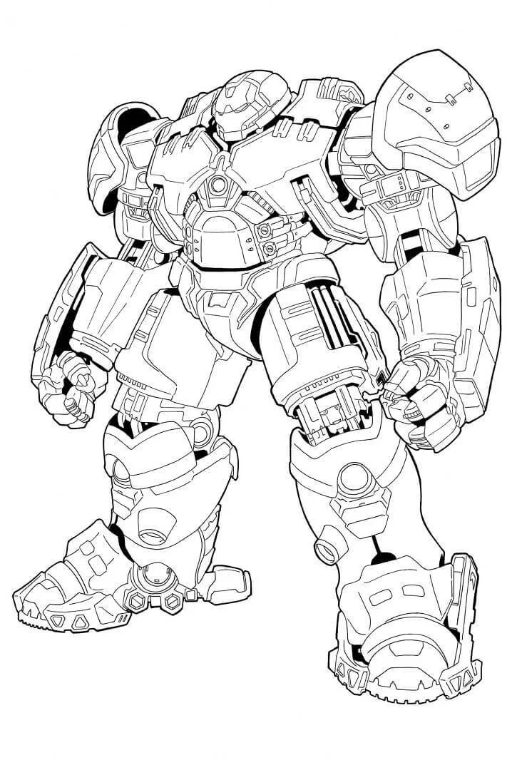 Desenhos de Hulkbuster Para Colorir 6