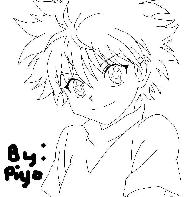 Desenhos de Hunter x Hunter Para Colorir 5