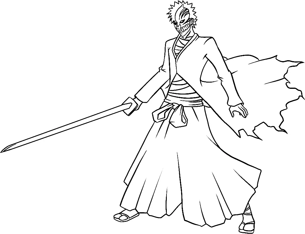 Desenhos de Ichigo Para Colorir 24