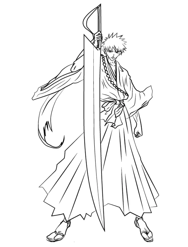 Desenhos de Ichigo Para Colorir 6