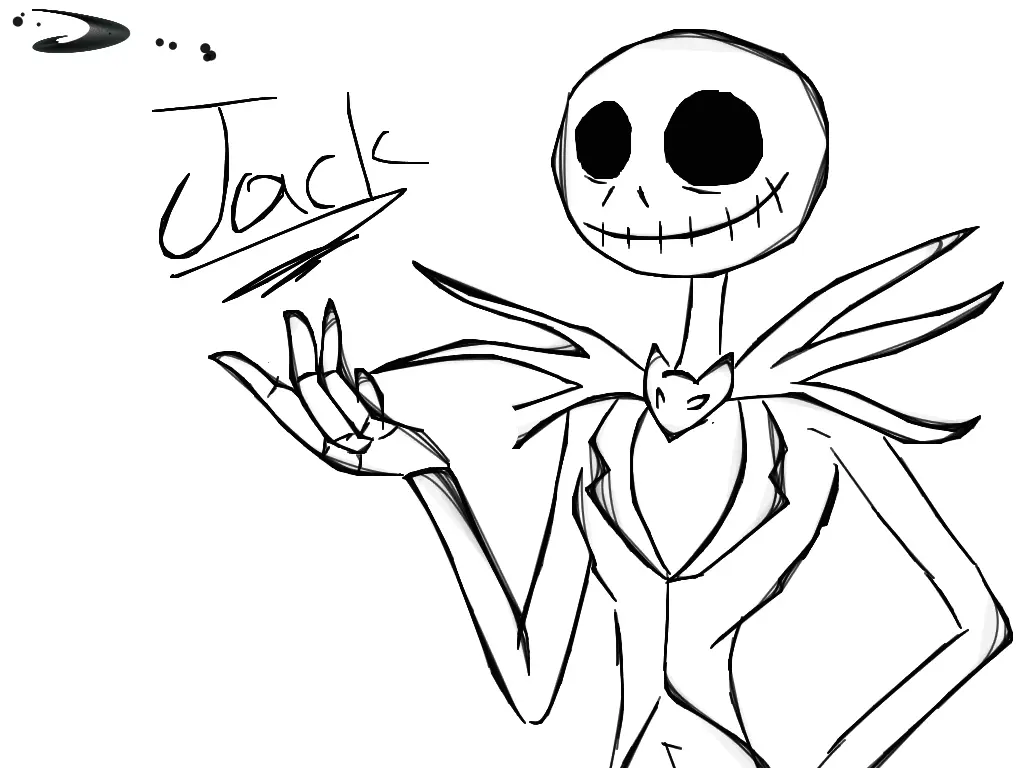 Desenhos de Jack Skellington Para Colorir 27