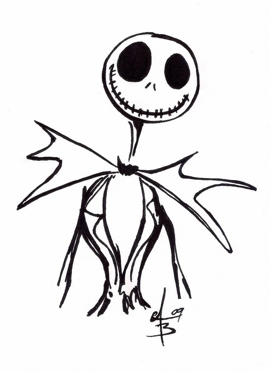 Desenhos de Jack Skellington Para Colorir 28