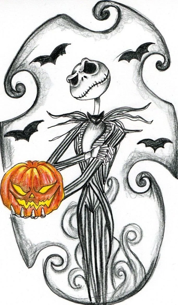 Desenhos de Jack Skellington Para Colorir 32