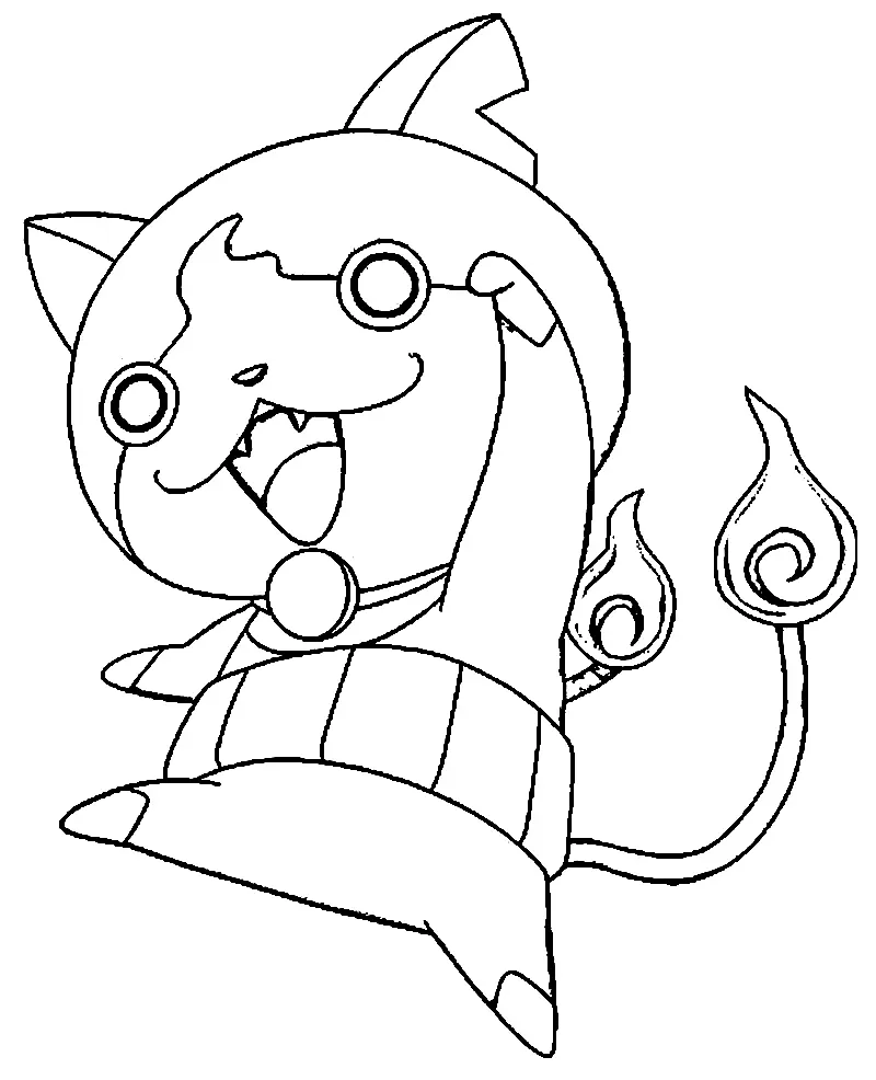 Desenhos de Jibanyan Para Colorir 22