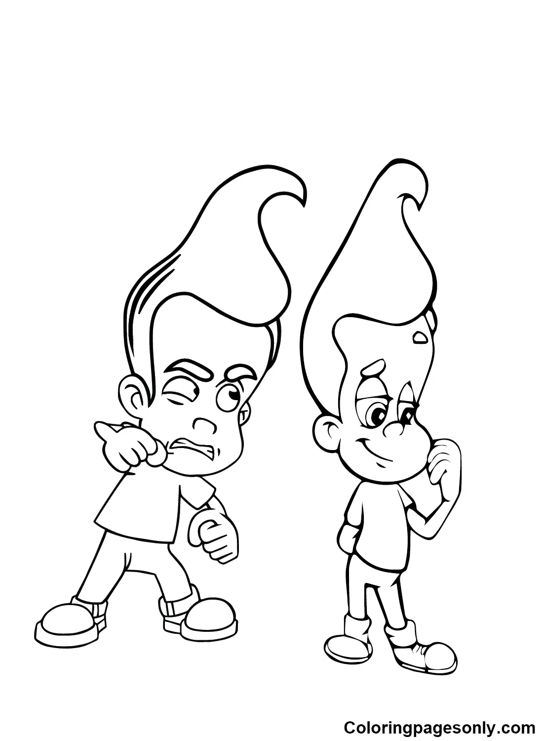 Desenhos de Jimmy Neutron Para Colorir 3