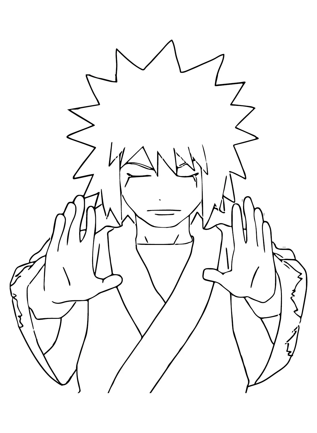 Desenhos de Jiraya Para Colorir 14