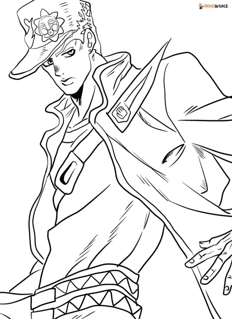 Desenhos de JoJo s Bizarre Adventure Para Colorir 25