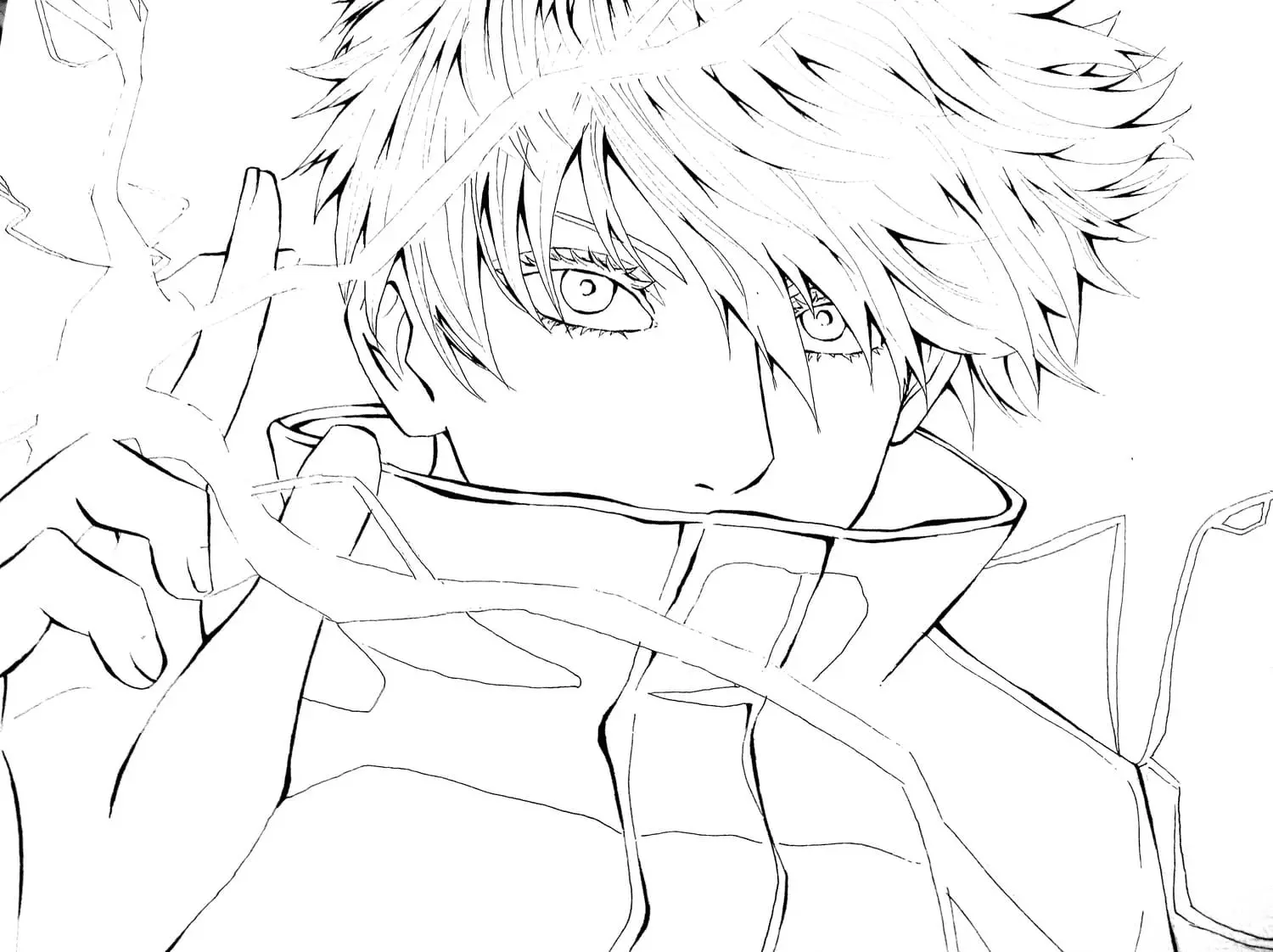 Desenhos de Jujutsu Kaisen Para Colorir 14