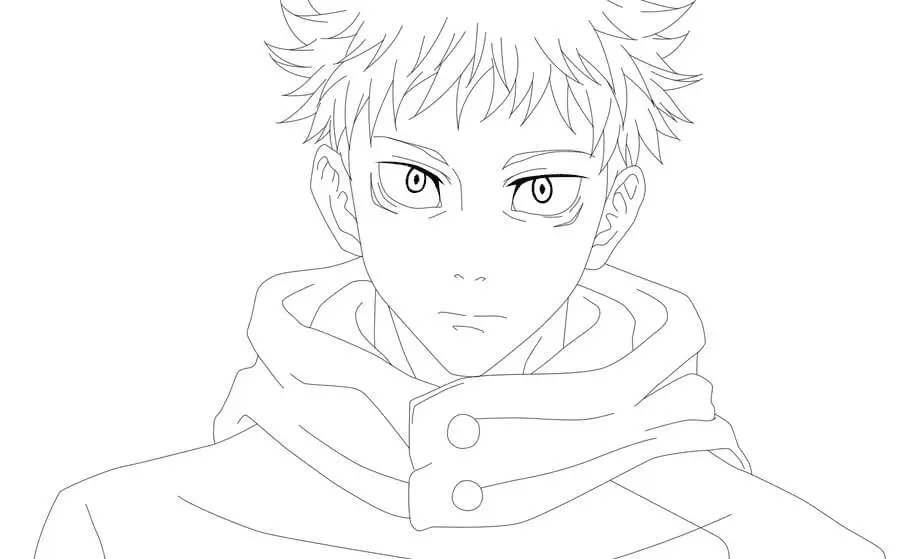 Desenhos de Jujutsu Kaisen Para Colorir 20