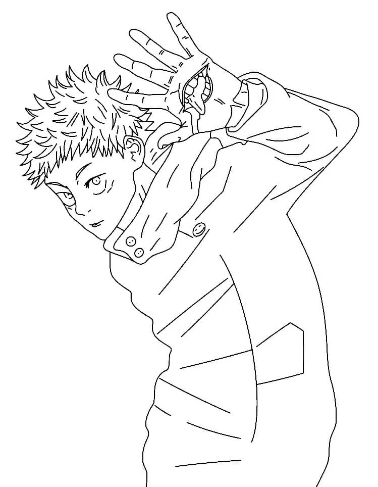 Desenhos de Jujutsu Kaisen Para Colorir 28