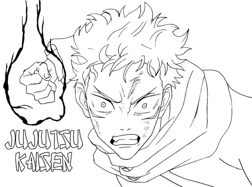 Desenhos de Jujutsu Kaisen Para Colorir 39