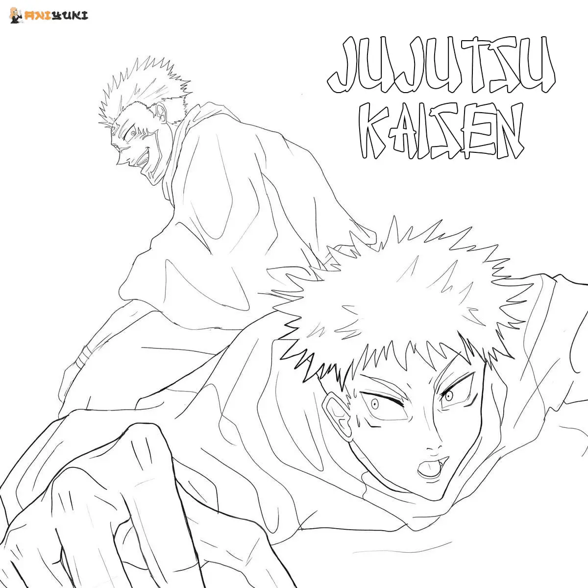 Desenhos de Jujutsu Kaisen Para Colorir 41