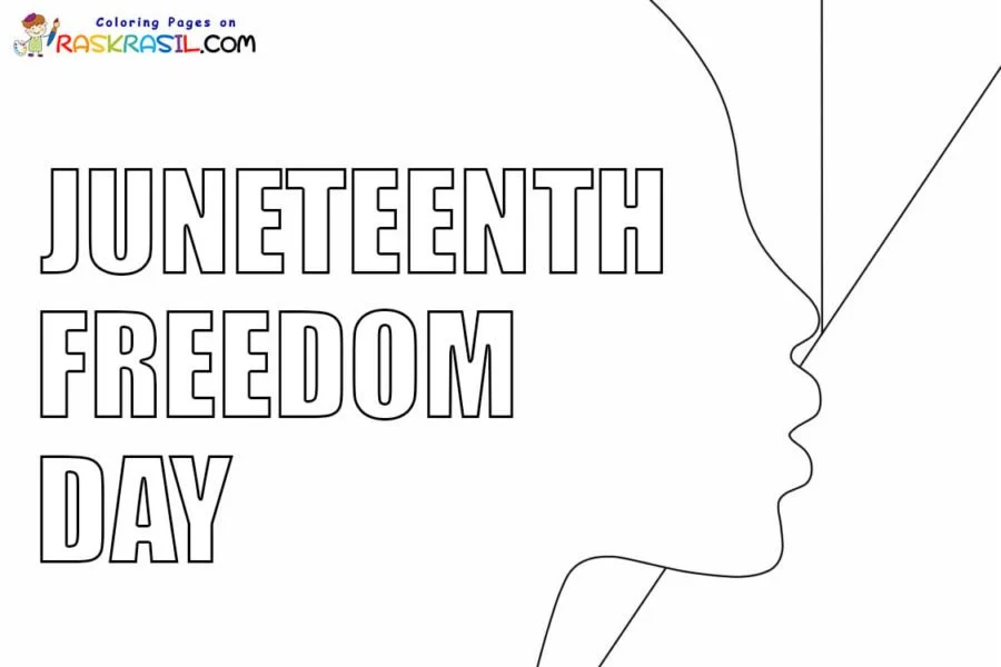 Desenhos de Juneteenth Para Colorir