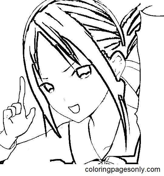 Desenhos de Kaguya Sama Love Is War Para Colorir 27