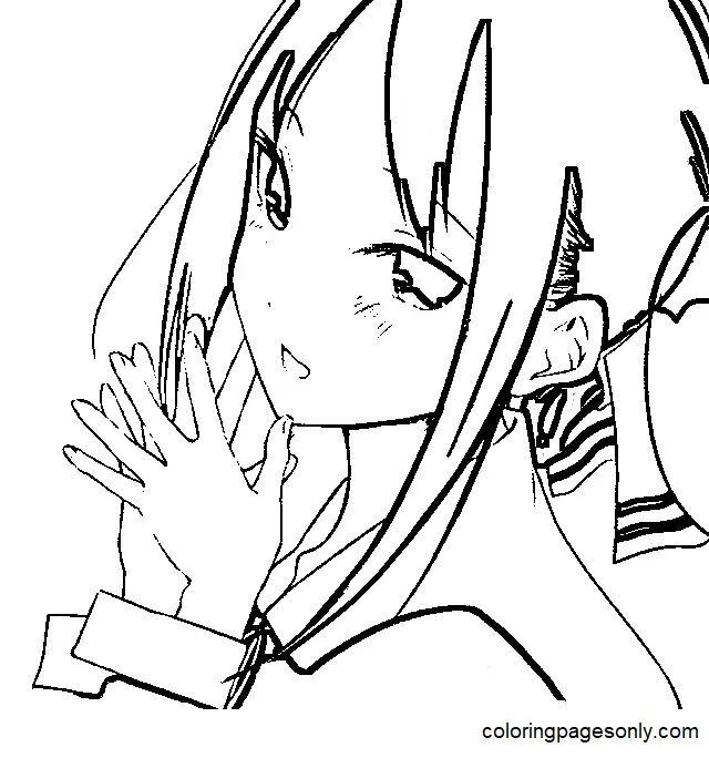 Desenhos de Kaguya Sama Love Is War Para Colorir 33