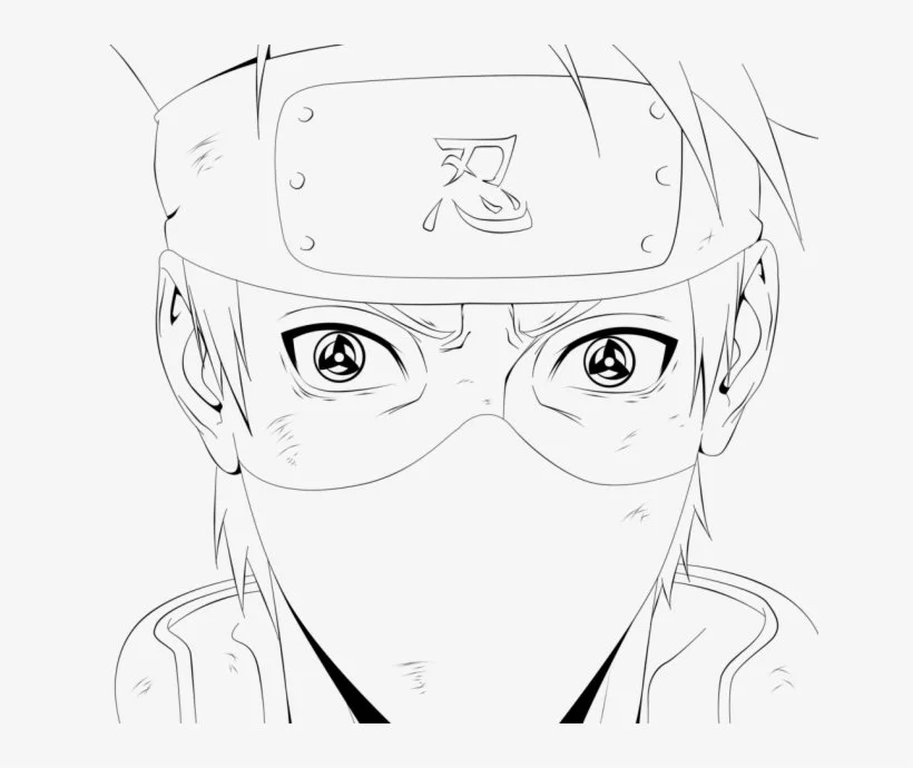 Desenhos de Kakashi Para Colorir 11