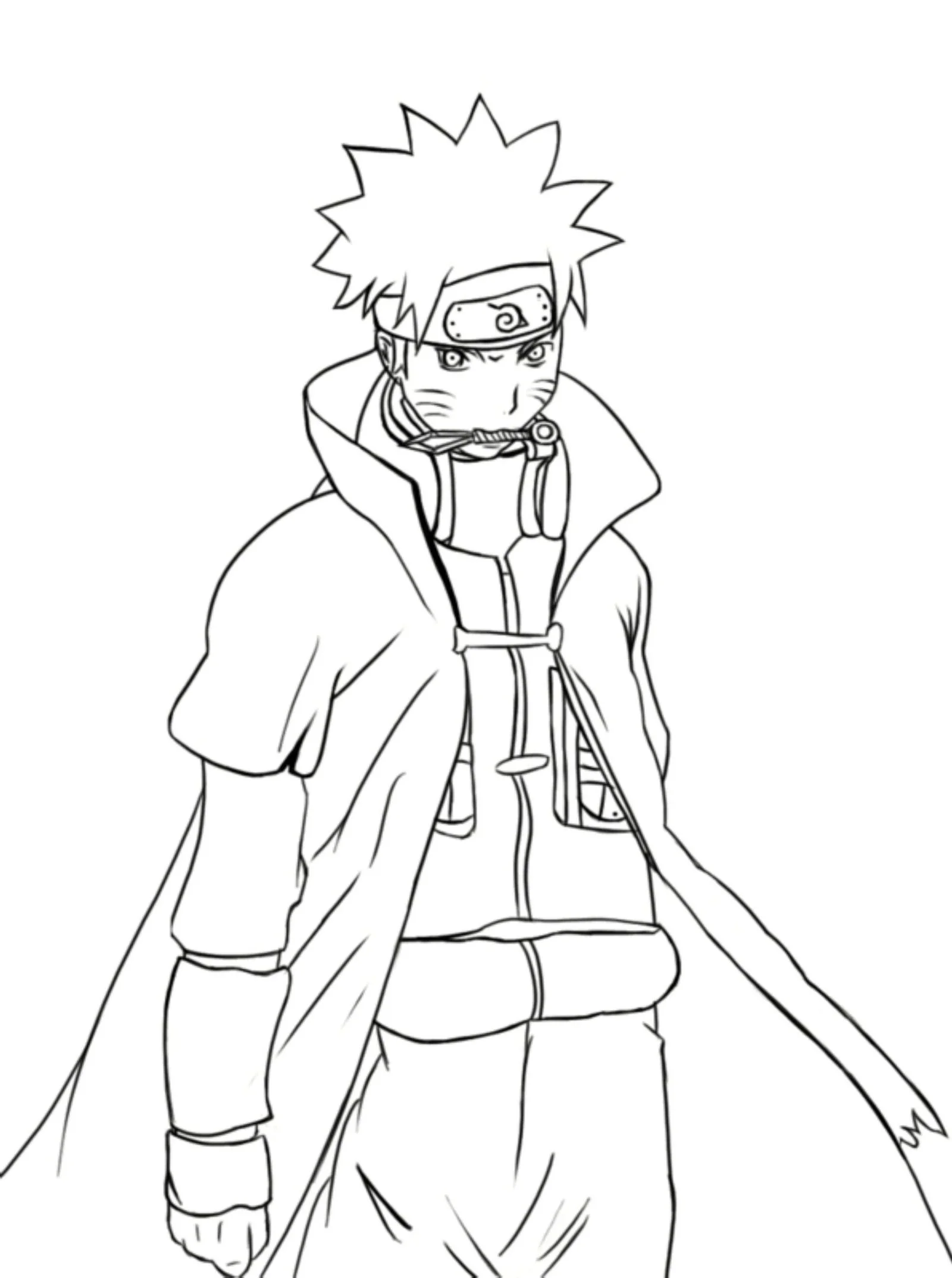 Desenhos de Kakashi Para Colorir 13