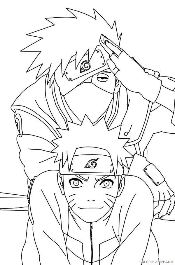 Desenhos de Kakashi Para Colorir 23