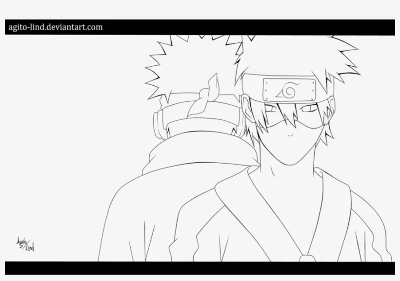 Desenhos de Kakashi Para Colorir 28