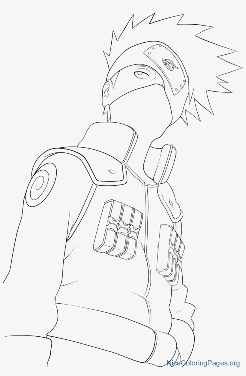 Desenhos de Kakashi Para Colorir 29