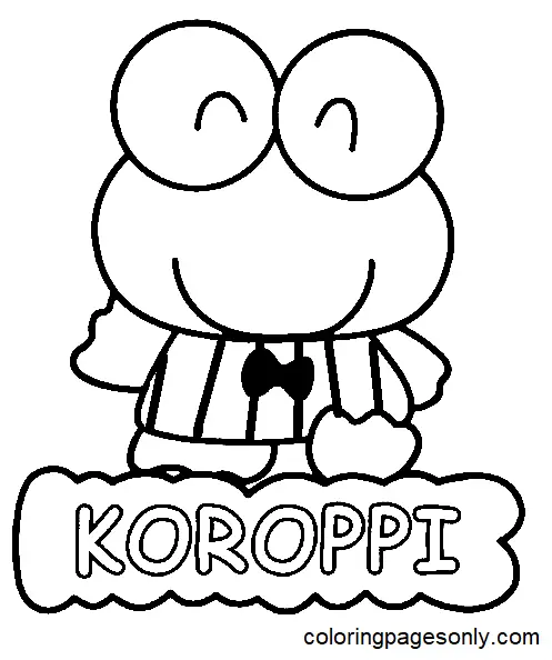 Desenhos de Keroppi Para Colorir 14